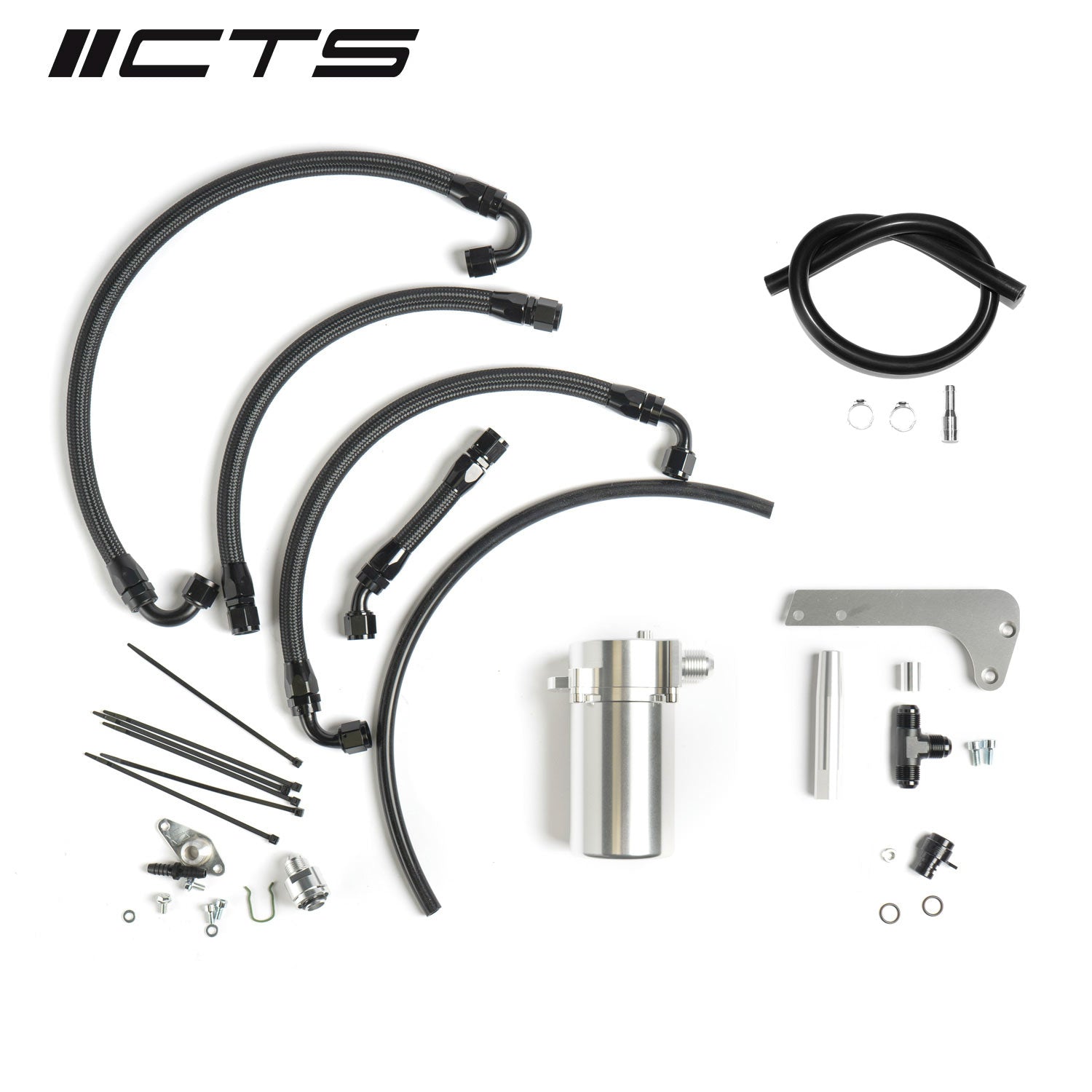 CTS Turbo MK5 FSI Catch Can Kit for Billet Valve Cover