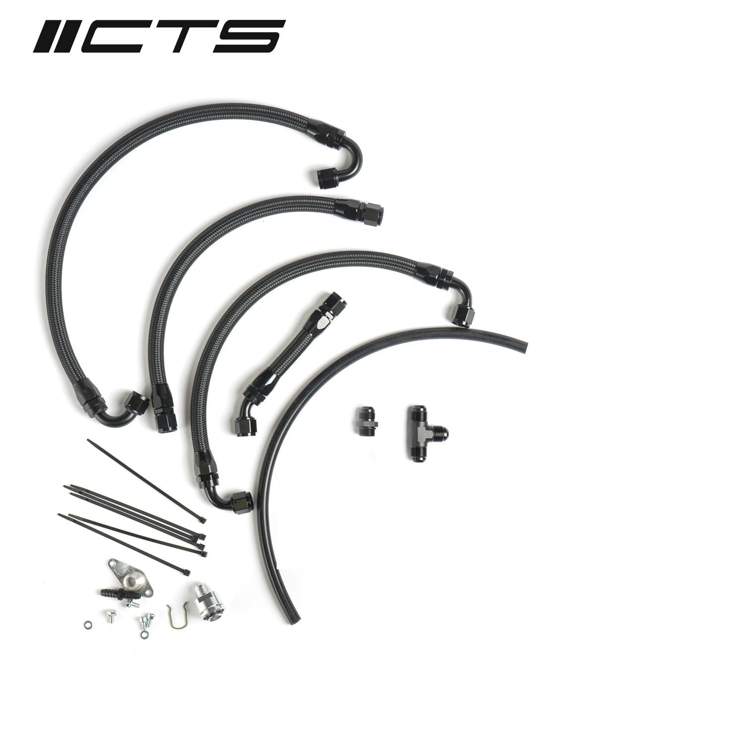 CTS Turbo MK5 FSI catch can conversion kit for Billet Valve cover