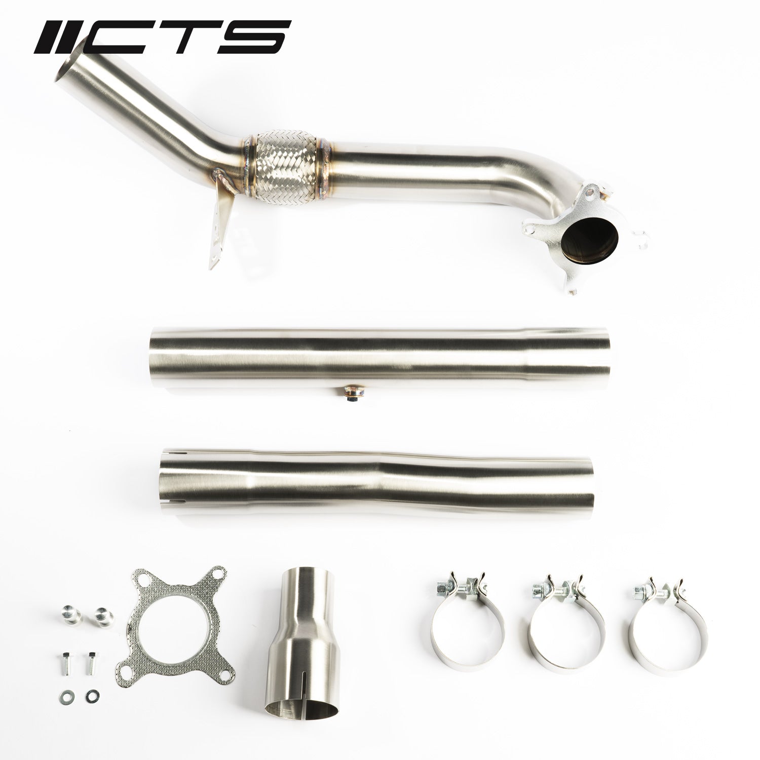 CTS Turbo MK6 Golf R 2.0T, MK2 Audi TT Quattro/TT-S 2.0T, 8P A3 Quattro/S3 2.0T Race Downpipe