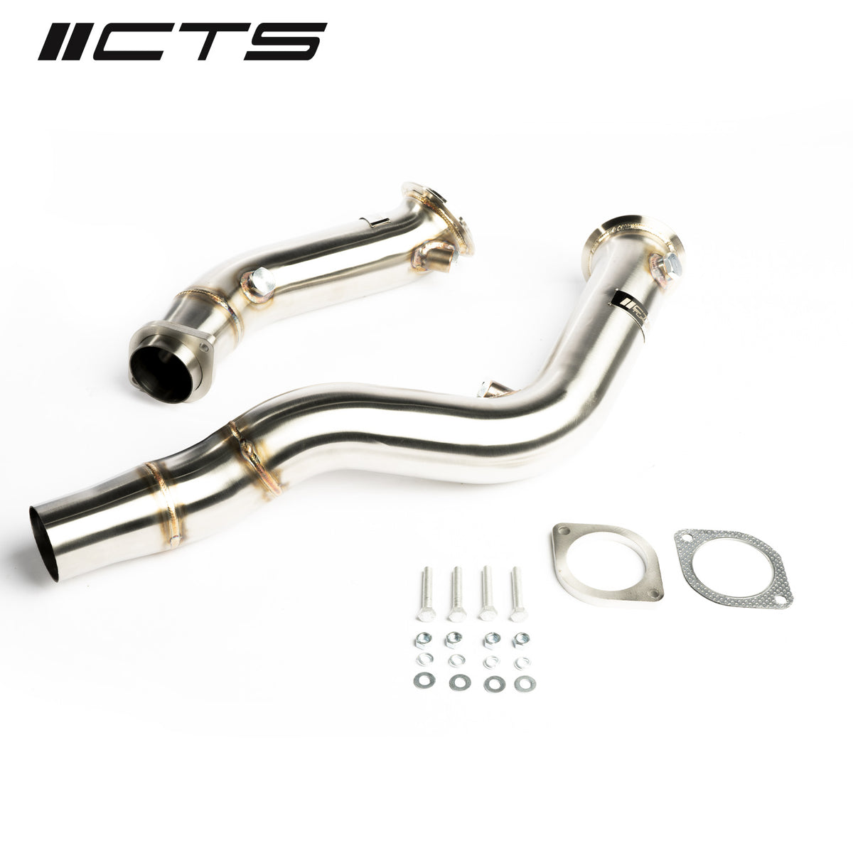 CTS Turbo 3 Stainless Steel Downpipe BMW S55 F80 F82 F87 M3/M4/M2 Competition UNDISPUTED