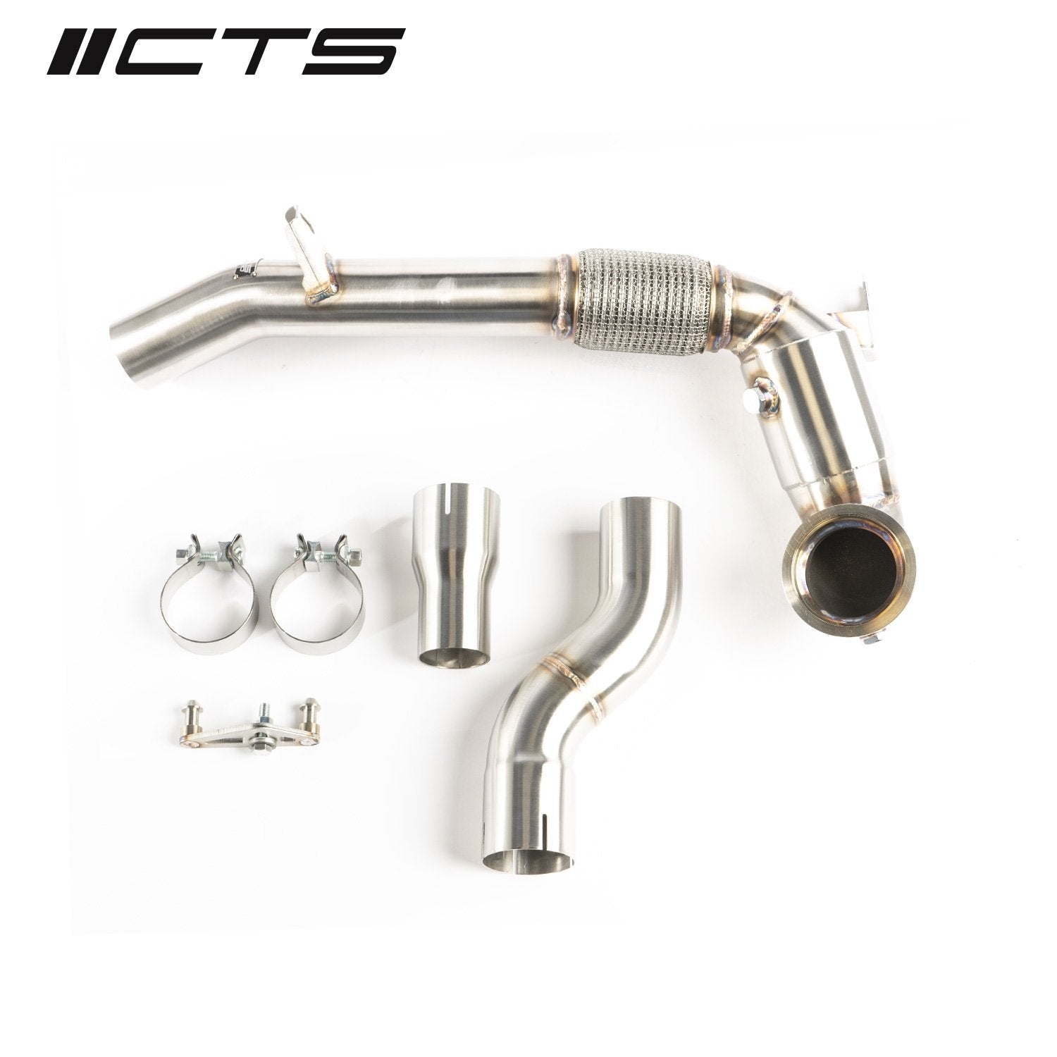 CTS Turbo EVO4 FWD High-Flow CAT MK8 VW GTI/8Y Audi A3