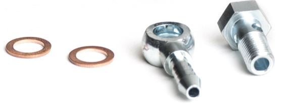 Banjo bolt kit for 2.5T boost tap, M8x1.0 thread